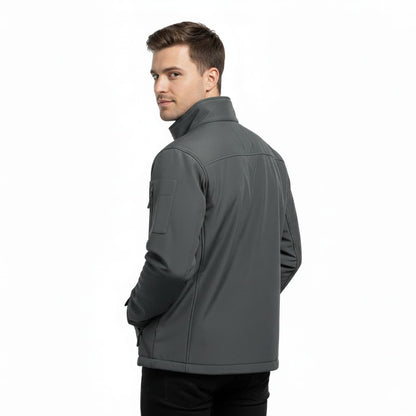 Beevos %100 Su Geçirmez Pullover Yüksek Yaka Termal Softshell  Polar Ceket