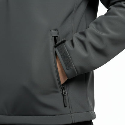 Beevos %100 Su Geçirmez Pullover Yüksek Yaka Termal Softshell  Polar Ceket