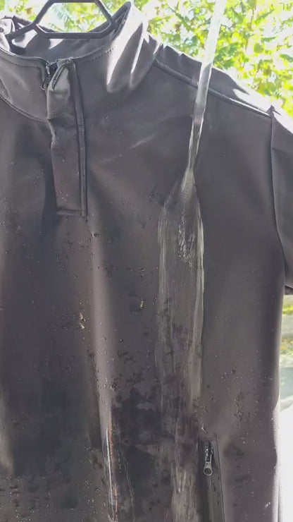 Beevos %100 Su Geçirmez Pullover Yüksek Yaka Termal Softshell  Polar Ceket